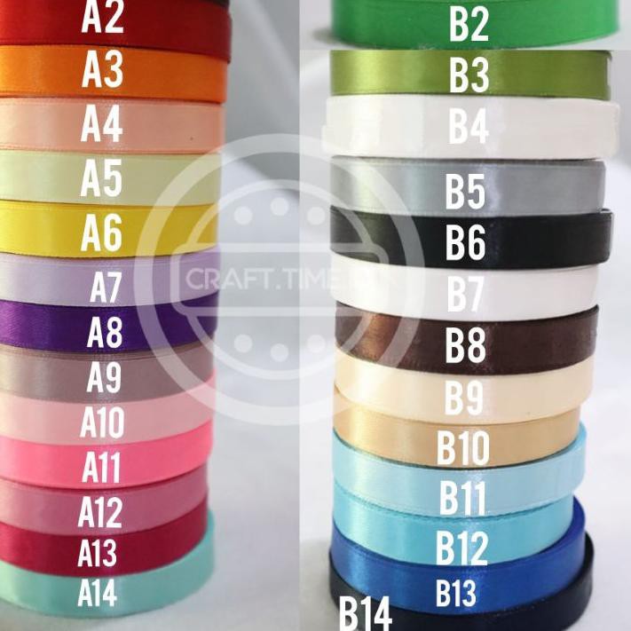 

TopMurah PITA SATIN 1/2 INCH atau 1.2 Cm