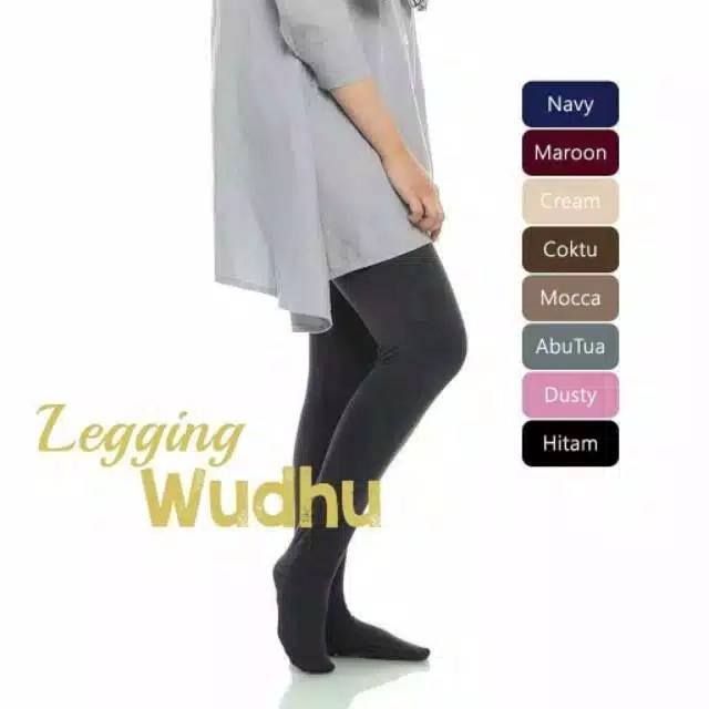 LEGGING WUDHU POLOS WANITA BB 40 - 85kg L fit XXL