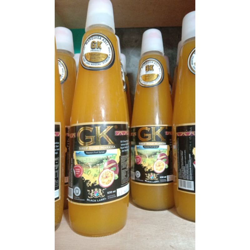 

Sirup GK/Sirup markisa Berastagi/Sirup markisa Asli GK (Gunung Kawi)/Export Quality black label