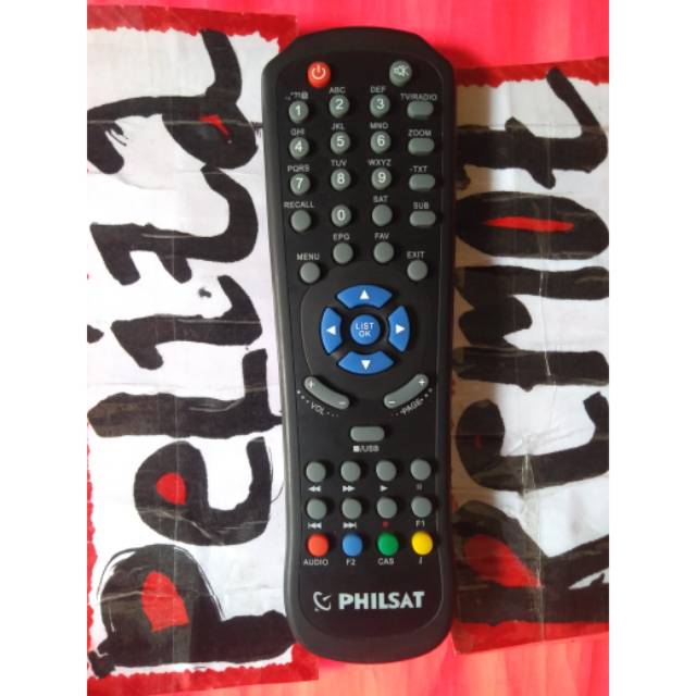 remot PHILSAT receiver parabola original terlengkap