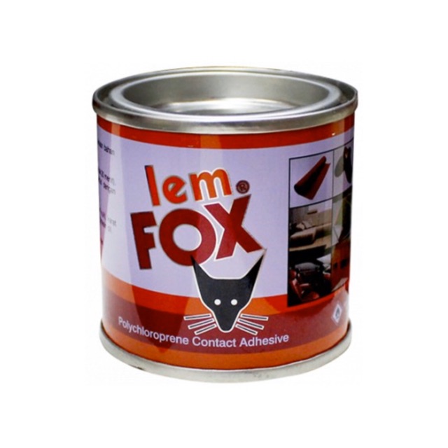 Lem Fox Kaleng 70 gram - Kuning. Lem Karpet/Karet/Sendal/Sepatu/Kulit/Kayu/Hpl