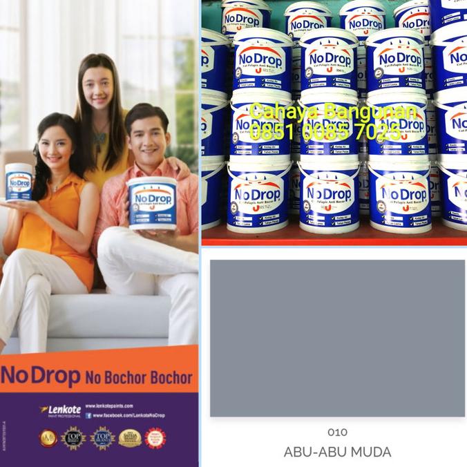 NO DROP ABU ABU MUDA 010 Cat Waterproofing 4 Kg NoDrop Galon 4Kg ABU2 Termurah