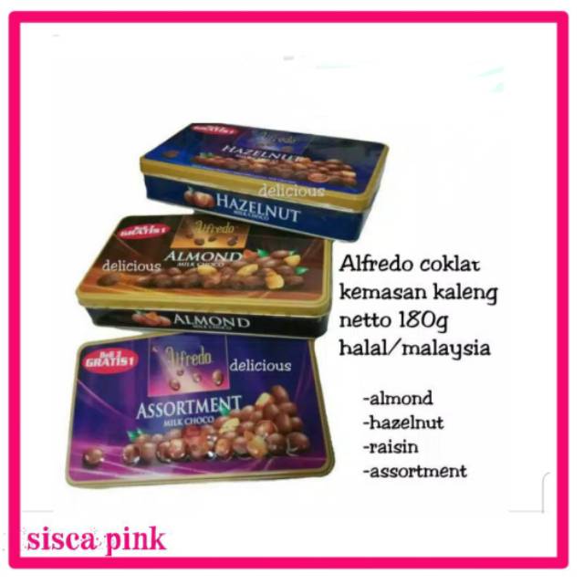 

ALFREDO COKLAT KEMASAN KALENG 180 G