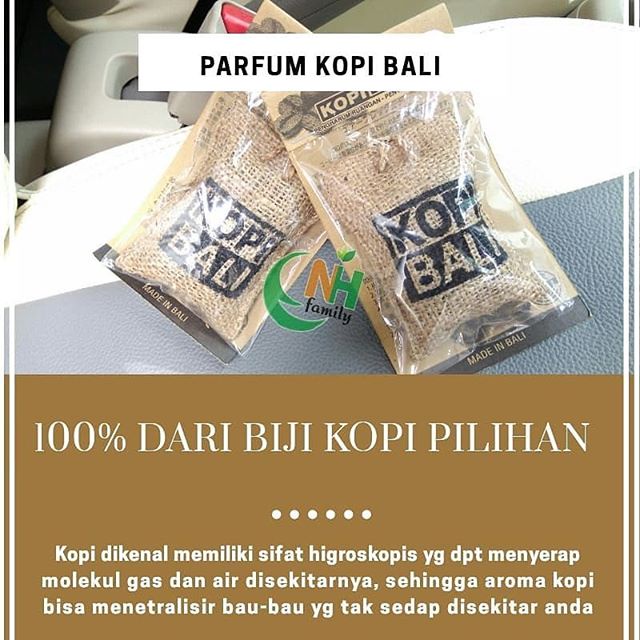 PARFUM KOPI BALI Biji Black Coffee Karung Pewangi Mobil Ruangan Serbaguna Aroma Asli Biji Kopi Bali