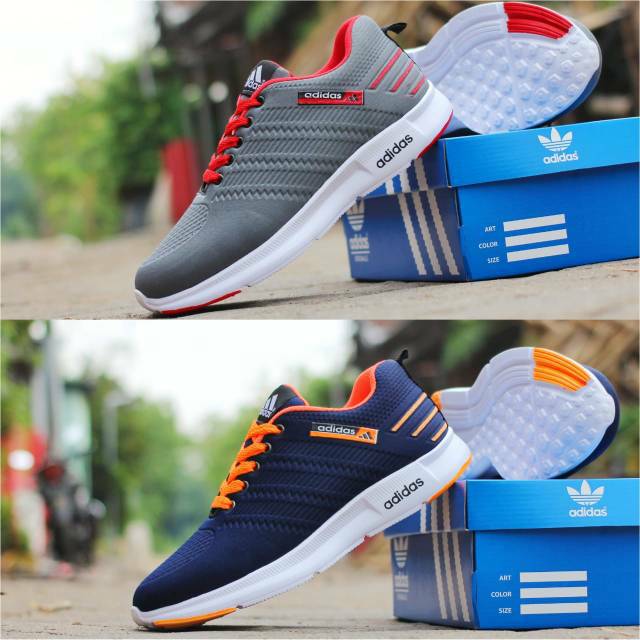 SEPATU RUNNING ADIDAS CLOUD ORIGINAL BOX