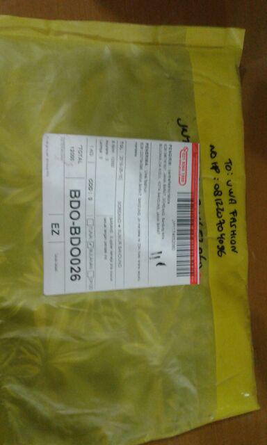 Supplier Kemeja Pria Cowok Casual Lengan Pendek Motif Biru Tua Corak Batik Shell Keren Dan Gaya