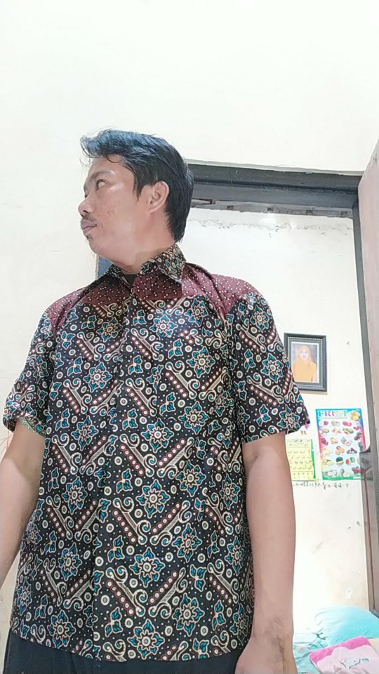 New Arrival Distro Batik Pria Bordir Sogan Hrb026 Batikaf