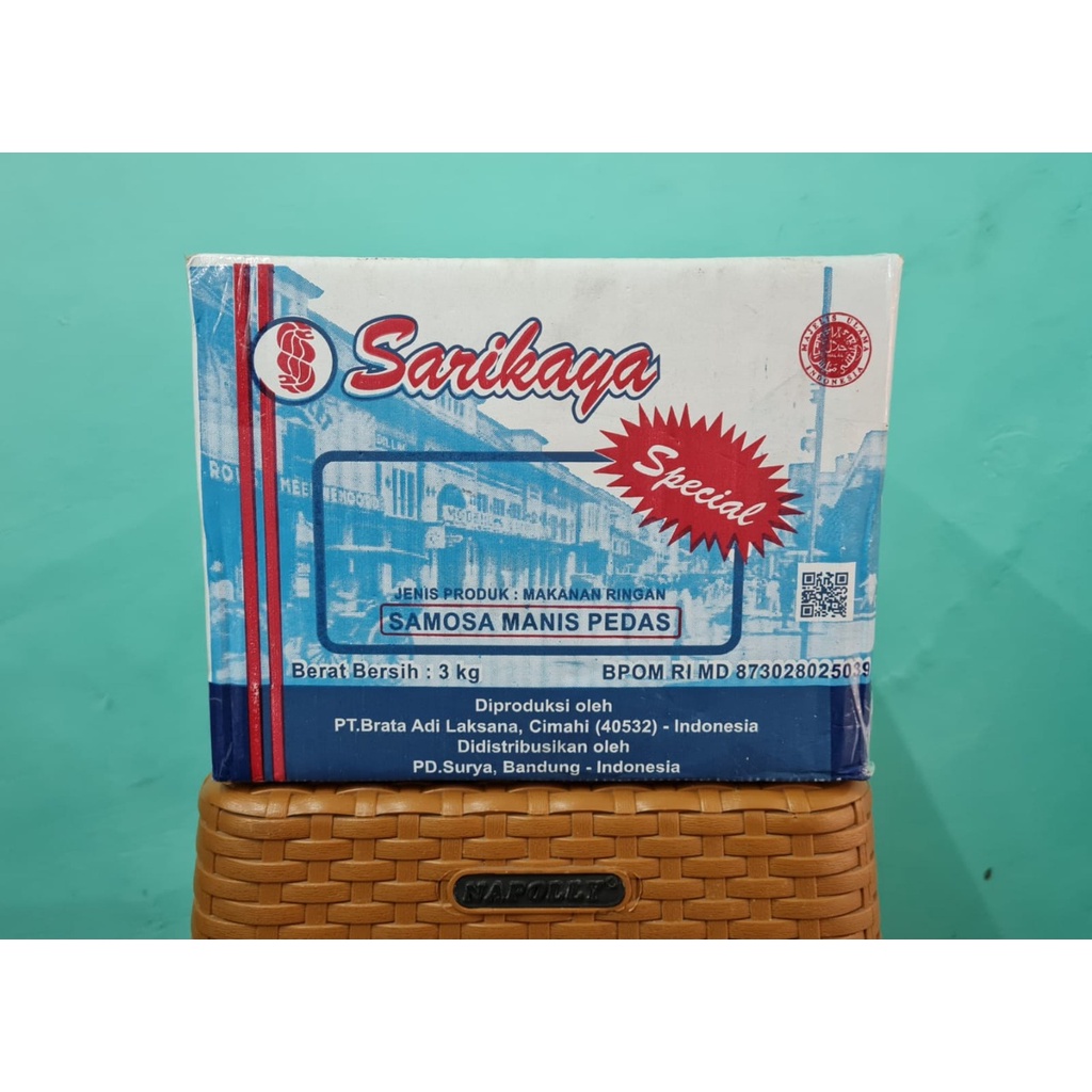 SARIKAYA Samosa Manis Pedas 3kg