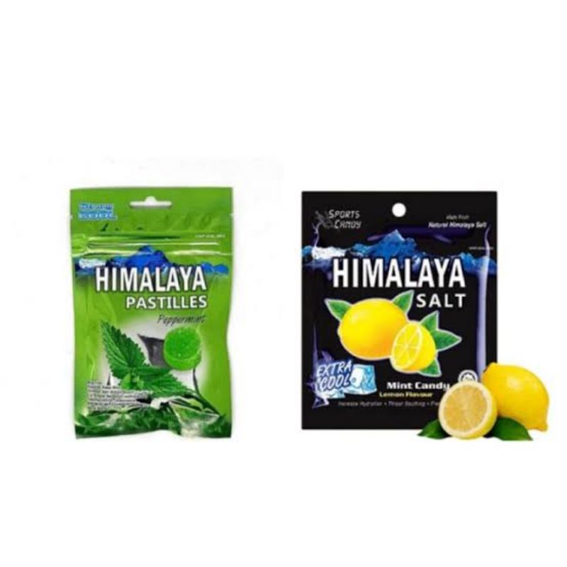 Himalaya salt lemon mint candy / himalaya pastilles pappermint