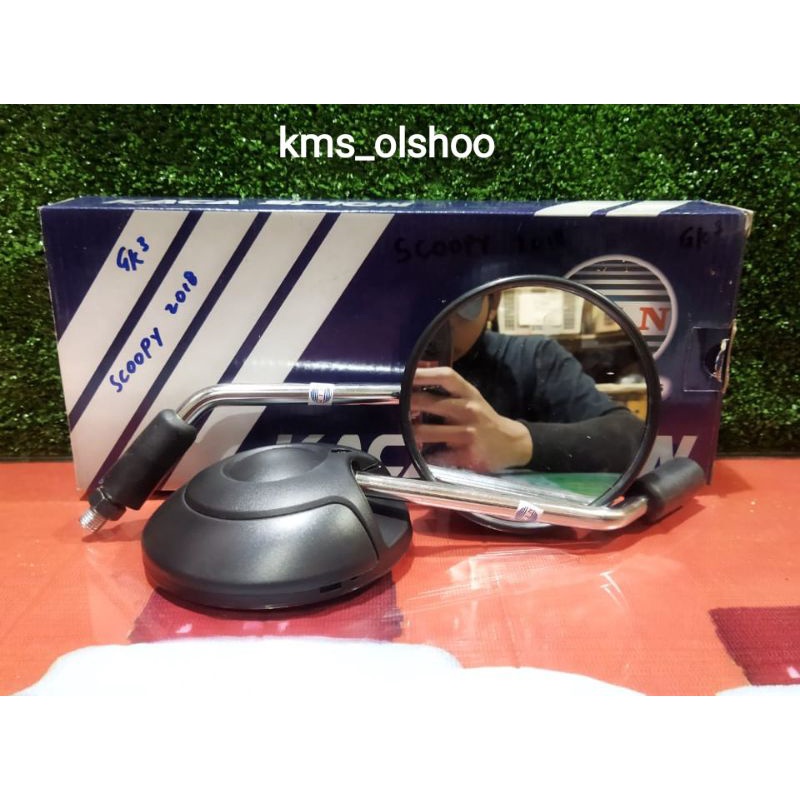 Kaca Spion Honda Scoopy 2018 Standar 1set Kanan Kiri Merek Win