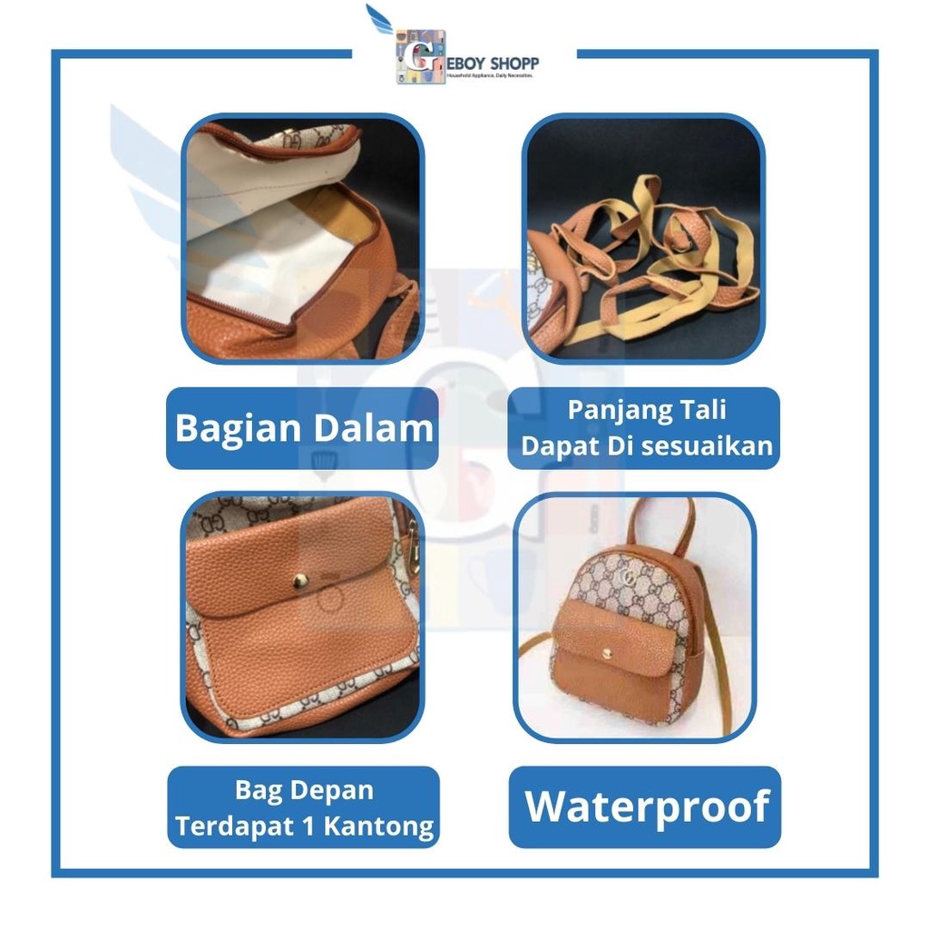 Tas Selempang Cewek Motif GD Multifungsi - TSAK1