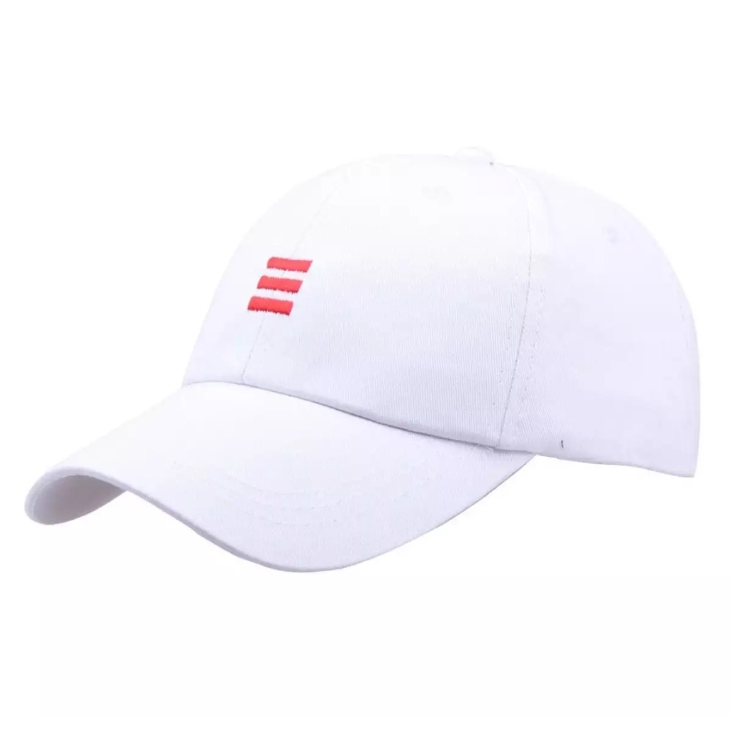 Terlaris Termurah Topi Baseball Garis Tiga Ring Termurah Premium Pria Wanita Kpop Korea