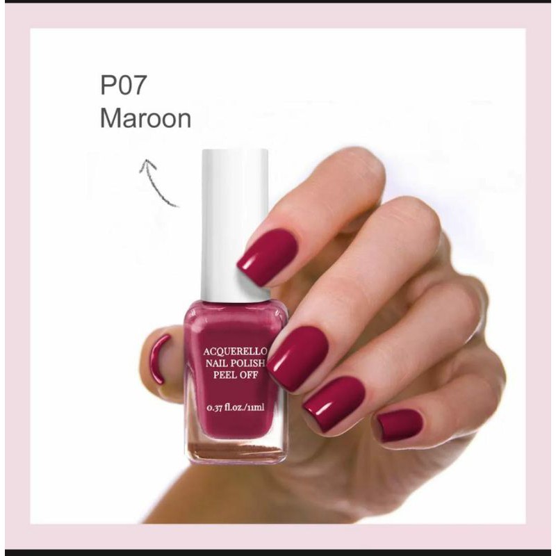 MINISO Kutek Cat Kuku Kuteks Nail Polish - Matte Tutup Hitam Peel off Tutup Putih