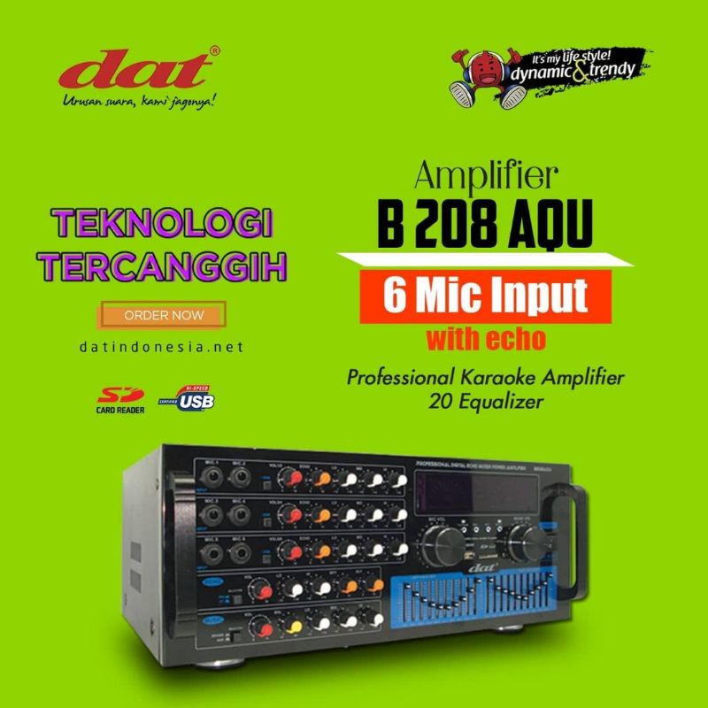 amplifier dat B 208 AQU