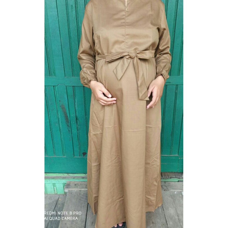 seragam pemda hamil.gamis khaki pns asn pemda guru bumil.gamis pemda hamil