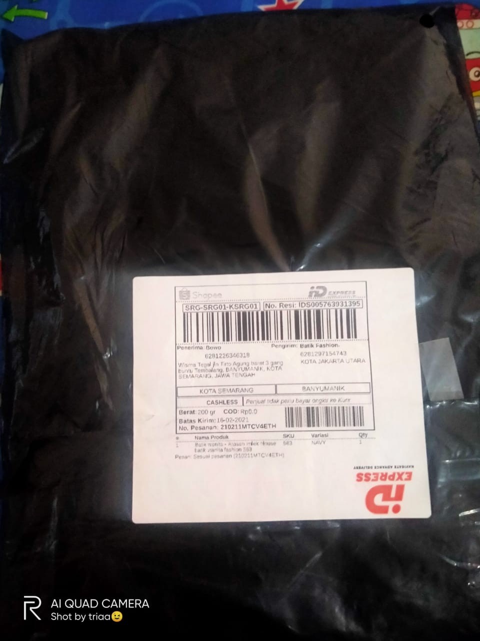 Batik Wanita - Atasan Imlek Blouse Batik Wanita Fashion 583