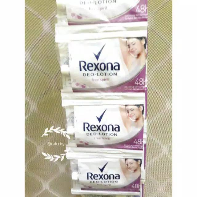 ❤ PAMELA ❤REXONA DEO LOTION SACHET ADVANCE WHITENING / MENCERAHKAN DALAM 7 HARI