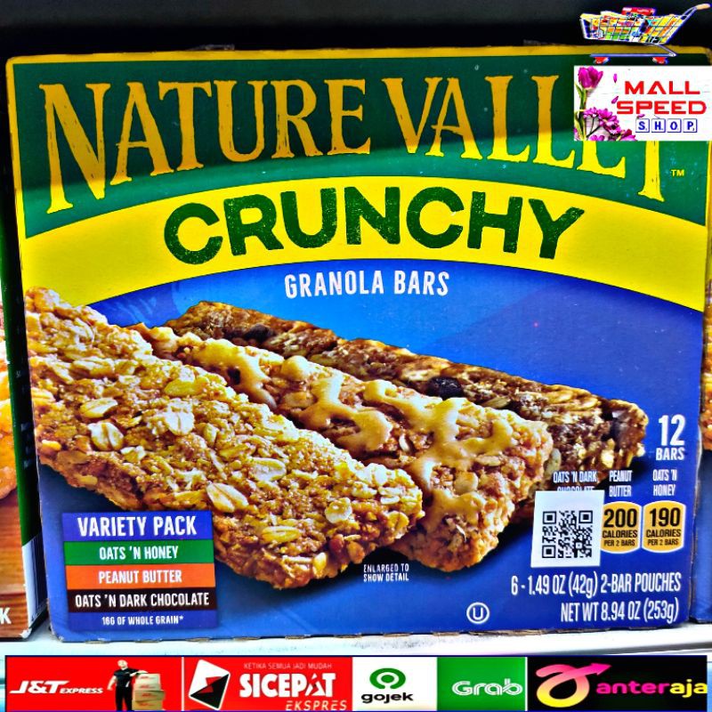 

Nature Valley Crunchy Granola Bars Oats & honey (12 Bars)