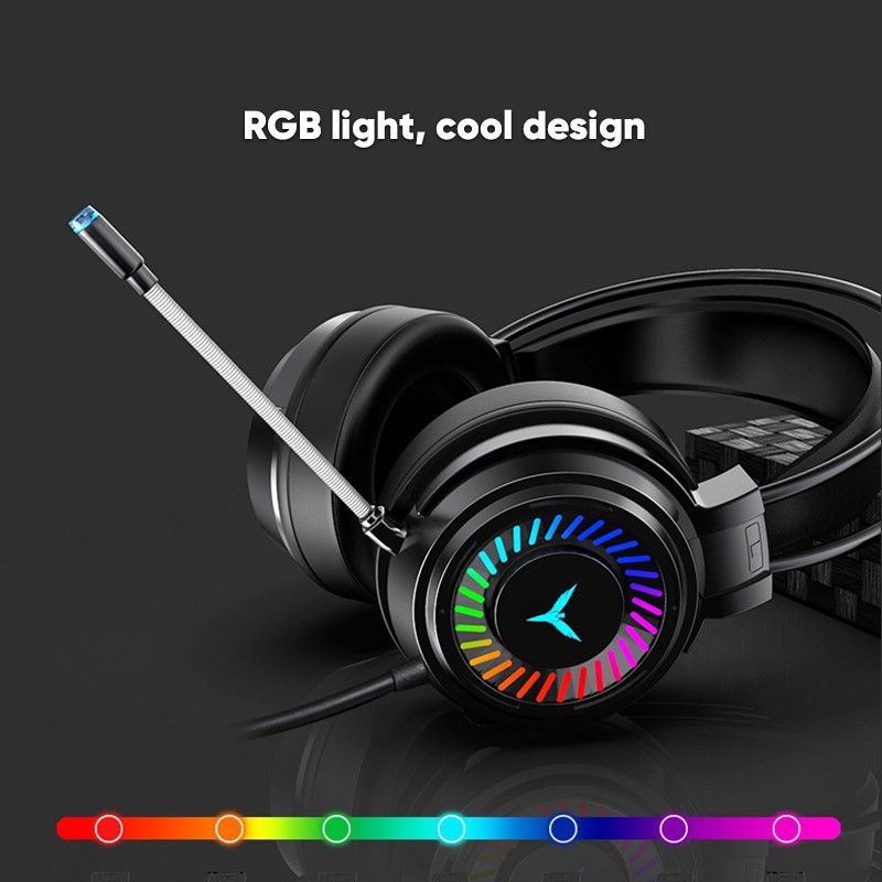 Bepop Gaming Headset 3.5mm Komputer Laptop Stereo with LED Light G60