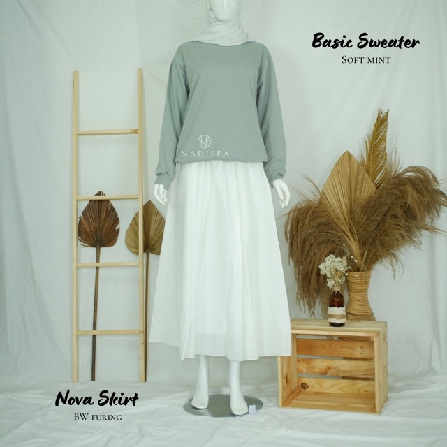 BASIC SWEATER POLOS CEWEK