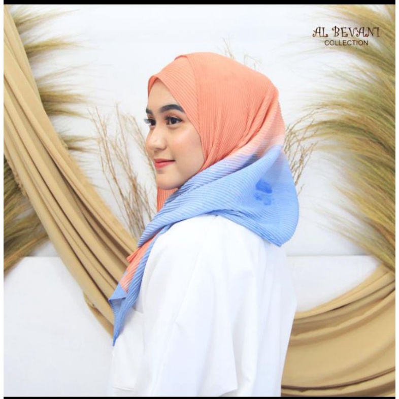 KERUDUNG  PASHMINA PLISKET RAINBOW