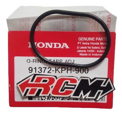 91372-KPH-900 KARET ORING GASKET COVER O RING SIL SEAL TUTUP KLEP BLOK BLOCK HEAD COP KOP KIRANA KARISMA KHARISMA SUPRA X 125 BLADE BLED FI 125 2014 - 2020 ORI ORIGINAL HONDA AHM HGP ASLI