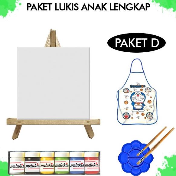 

PAKET MELUKIS KANVAS CAT KUAS DAN PALET - D
