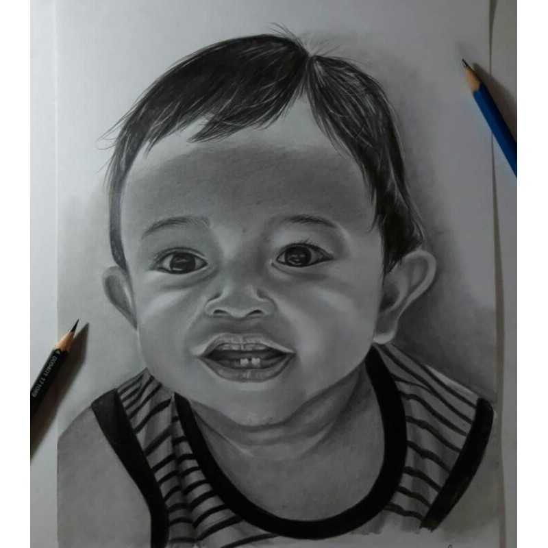 (A5) Termurah sketsa wajah/gambar wajah/lukis wajah