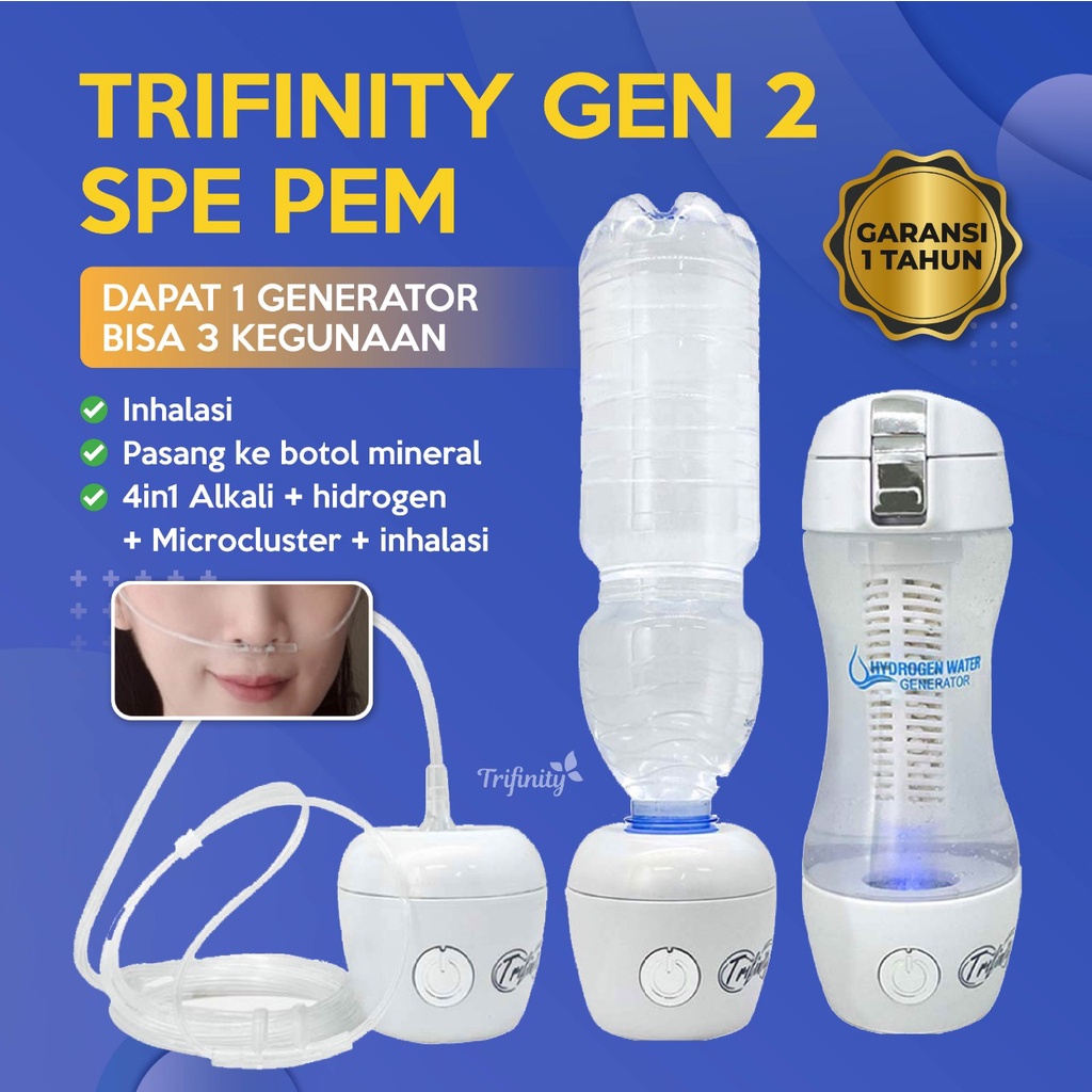 Trifinity Botol Gen2 Garansi 1 Tahun Generasi 2 Inhaler Surabaya