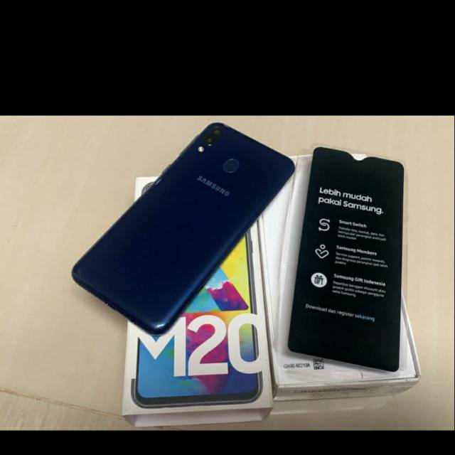 Second samsung M20 3/32 ex resmi sein fullsett original muluss apikk nominus