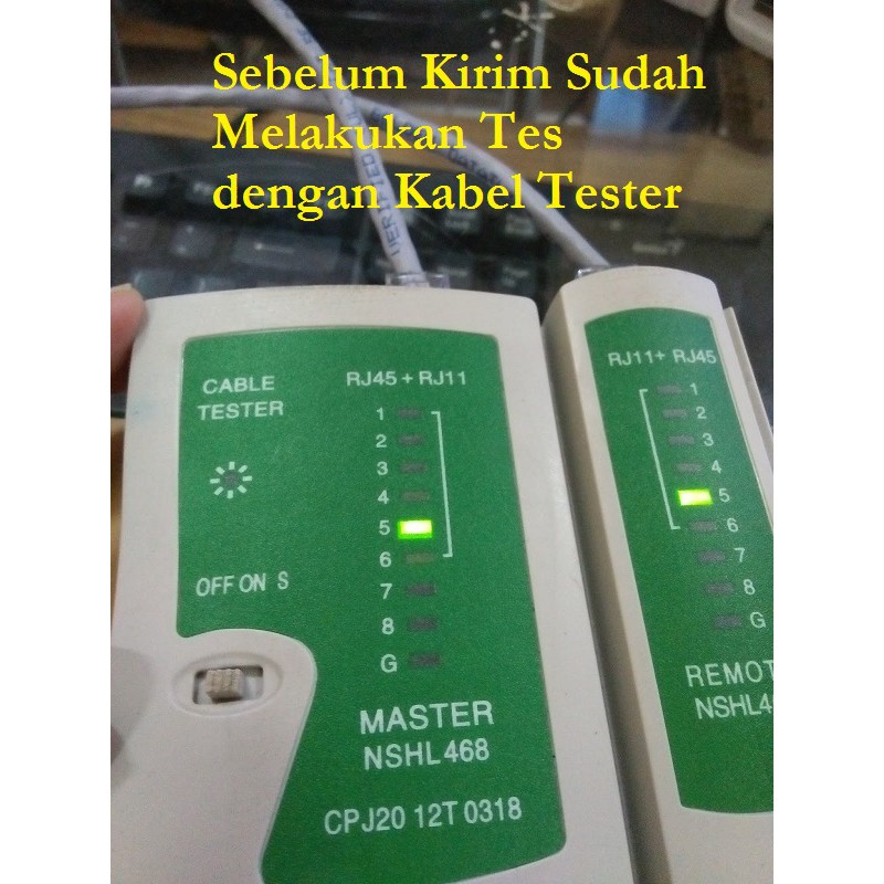 Kabel LAN UTP Belden Cat 6 50M - Cat6 Belden Original Siap Pakai 50 Meter