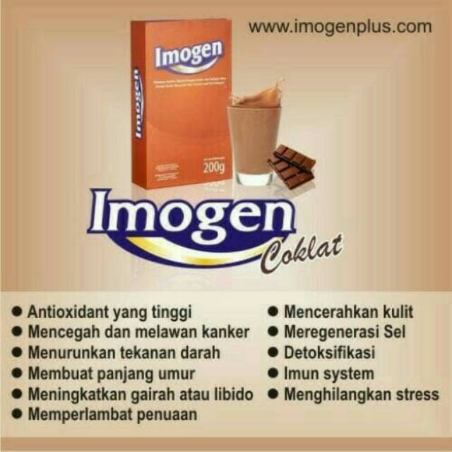Minuman Pemutih Pencerah Penghalus Kulit Jerawat Imogen Coklat Glucogen Gluberry Glucola Glutera Shopee Indonesia
