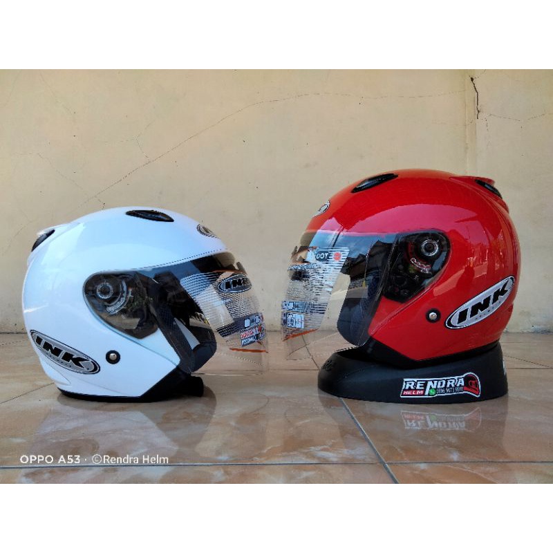 Helm INK CENTRO JET Solid Original 100% ogkir termurah 2KG-3