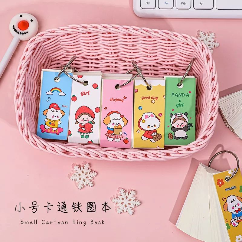 

80 Lembar Flashcard Word Ring Girl Polos untuk Rumus dan Kosakata