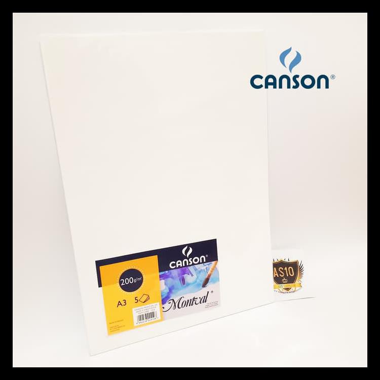 

Kertas Canson Montvall A3 - 200G 5 Lembar Bermutu