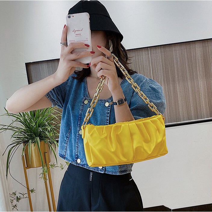 Tas Wanita Fashion Korea Import - Shoulder Bag Wanita Import Fashion Korea Terbaru Model Kekinian - Tas Bahu Wanita Import - Tas Pesta Wanita Import - SL55