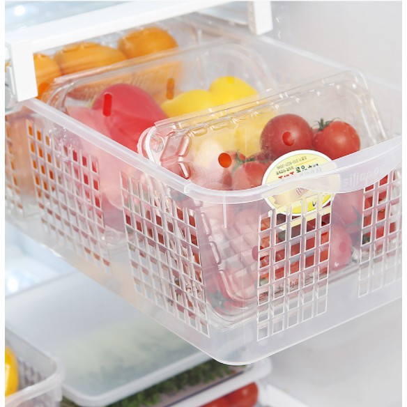 Tray Food Silicook Cointaner Kotak Penyimpanan Makanan Storage Kulkas Akrilik Acrylic Keranjang