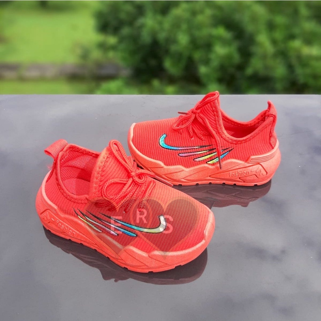 TOKOERS E12 Sepatu Slip On Anak Import Laki Laki/Perempuan Umur  2 3 4 5 thn - BEKRO