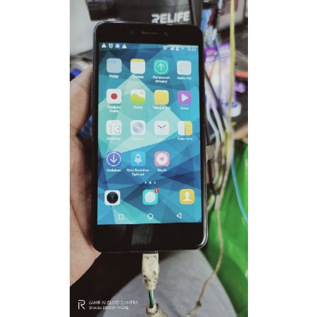 LCD TOUCHSCREEN FULLSET COOLPAD ROAR 5 E2C + FRAME TULANGAN BAZZEL