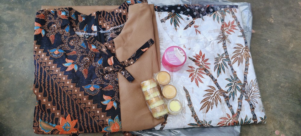 Batik Wanita Asj Sa Hrb026 Kenongo Kemeja Tosca Pendek