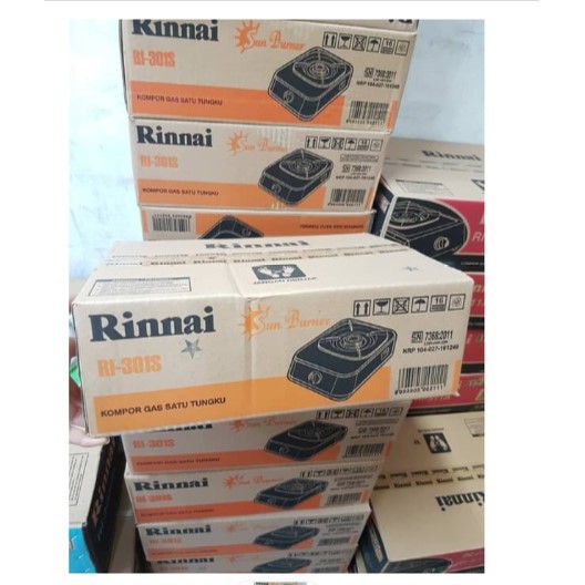 Rinnai Kompor Gas 1 Tungku KG RI-301S Tekanan Rendah