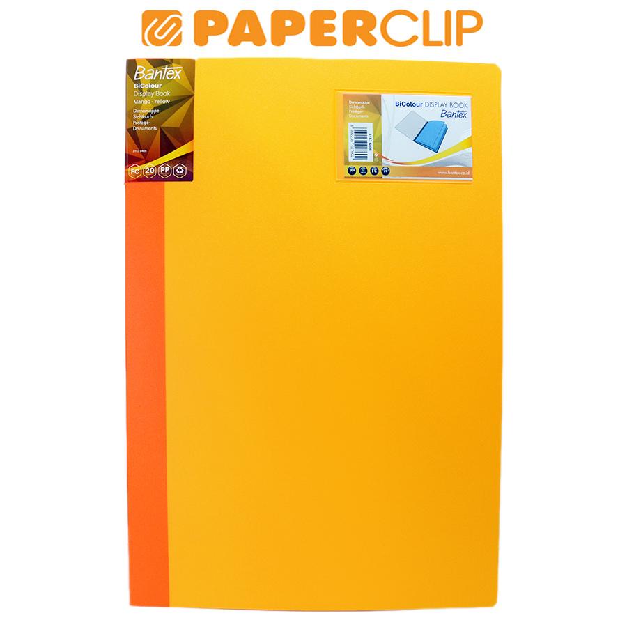 

CLEAR HOLDER BANTEX BICOLOUR FC 3183 6406 20P MANGO - YELLOW