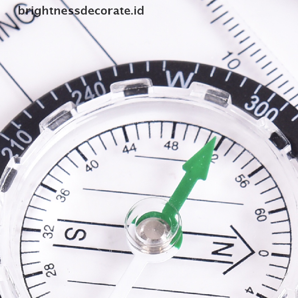 [birth] 1pc Outdoor Hiking Camping Compass Map Scale Ruler Multifunctional Equipment [ID]