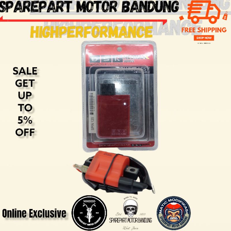 CDI DSK UNLIMER KOIL COIL RACING DSK SUZUKI SPIN 125 - SKYWAVE DSK NEOMAX SETARA BRT KUALITAS TERBAI