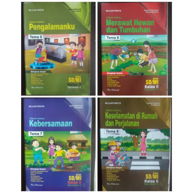 LKS Tematik SD Kelas 2 terbaru Semester 2 Tema 5,6,7,8
