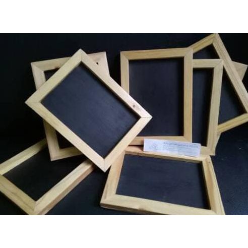

Mini Chalkboard 15x20cm Papan Tulis Kapur kecil Vintage Jati Belanda