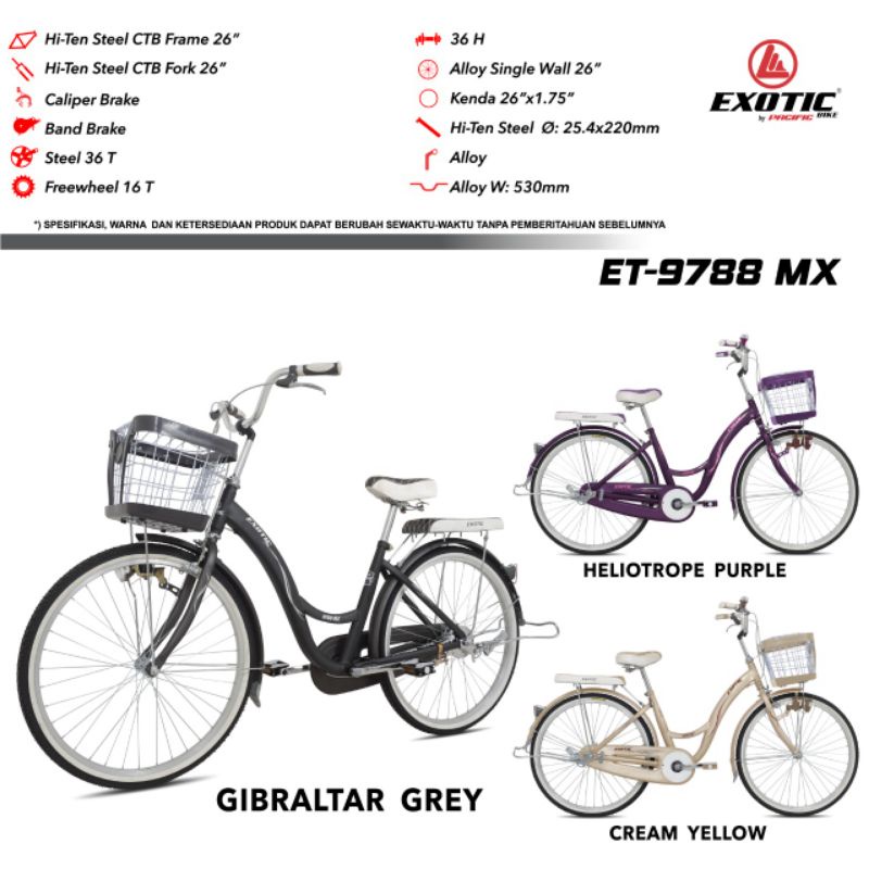 Sepeda Mini CTB UK 26 Exotic ET 9788 MX