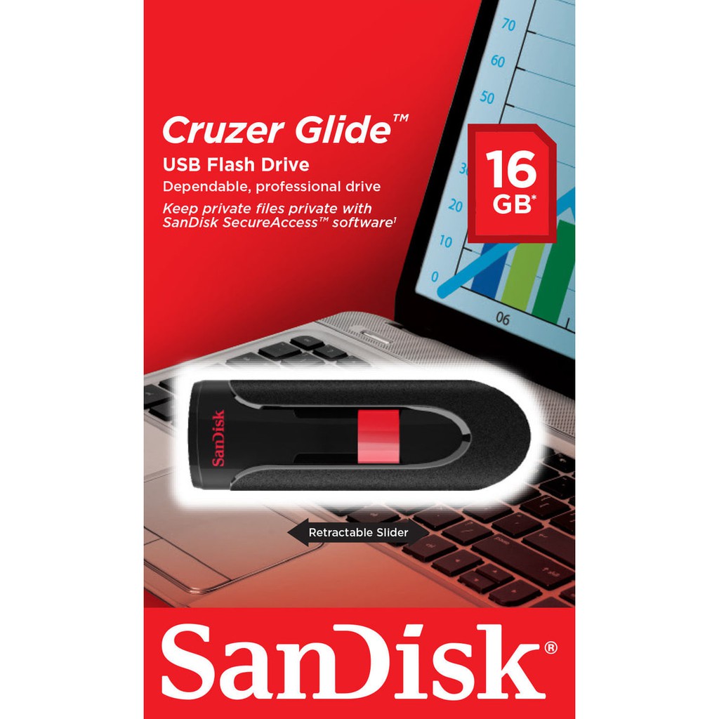 SanDisk Flashdisk Cruzer Glide CZ60 16GB