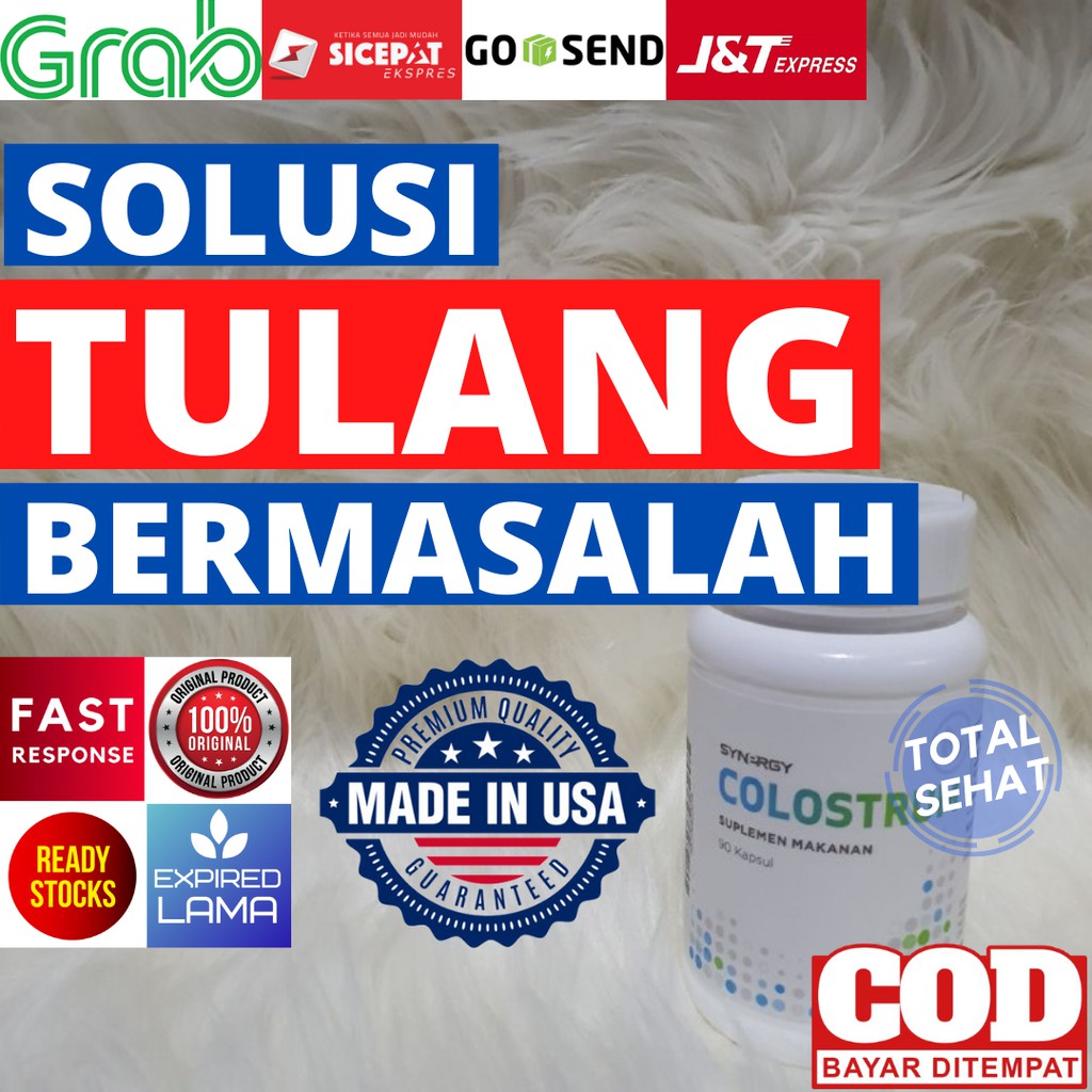 [ Bisa COD ] Original 100% USA - Obat Herbal Suplemen Vitamin Kesehatan Tulang Kuat Colostrum