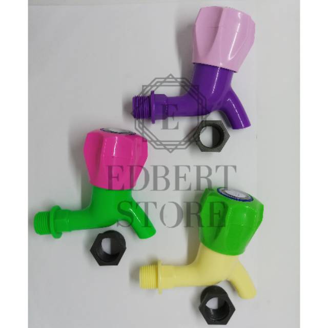 Kran Pvc Double Drat Puter